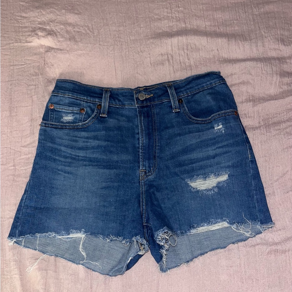 Denim Distressed Women's Shorts